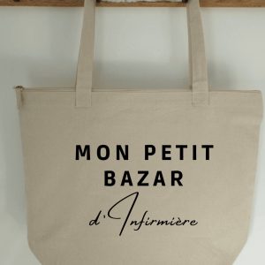 Sac fourre-tout mon petit bazar d&rsquo;infirmière