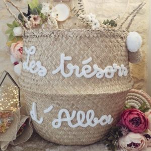 Grand Panier à jouets modèle les trésors de ou d&rsquo;