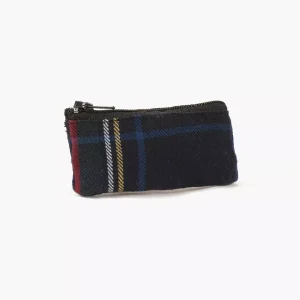 Mini trousse Talia pour poupée à carreaux Tartan marine