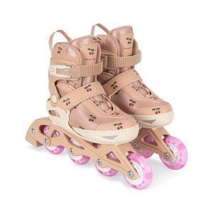 Rollers lumineux enfant cerise – Konges Sløjd