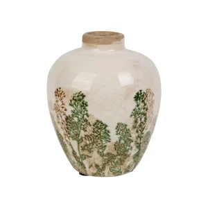 Vase Agna Vert en grès, Yliades