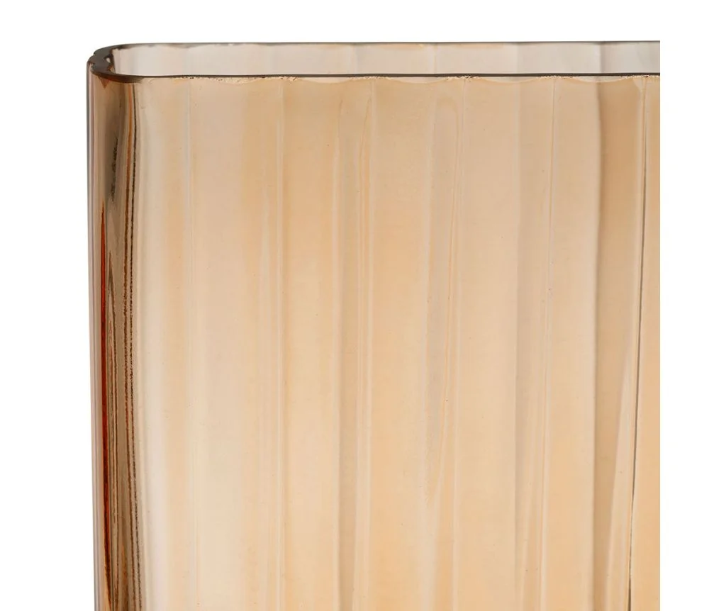Vase Aurore Ambre en verre, Yliades – Image 2
