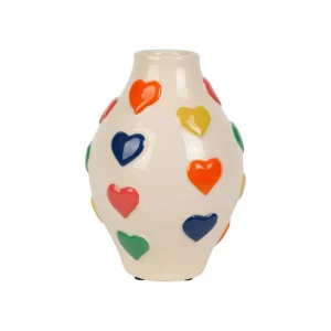 Vase Cœur Visage Arty Multicolore, Yliades