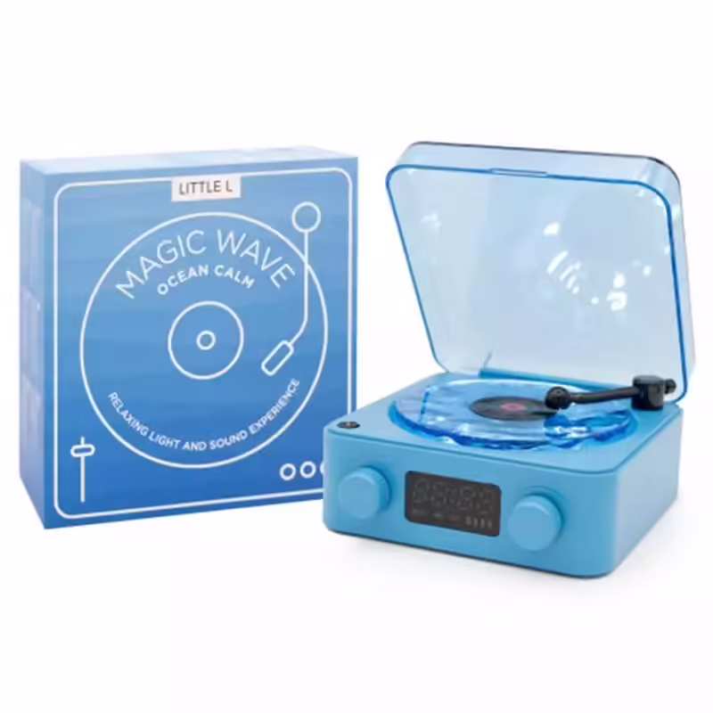 Haut-Parleur Sensoriel Magic Wave Bleu, Petit Boum